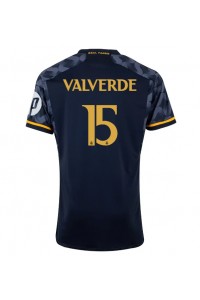 Fotbalové Dres Real Madrid Federico Valverde #15 Venkovní Oblečení 2023-24 Krátký Rukáv